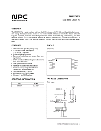 Datasheet SM8578BV manufacturer NPC